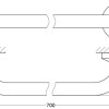 Полотенцедержатель FBS Standard STA 033 длина 70 см, хром