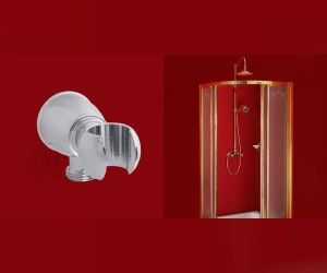 Шланговое подсоединение с держателем Migliore Ricambi ML.RIC-31.113.CR, хром