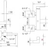 Смеситель Migliore Kvant 25391 для ванны и душа, золото