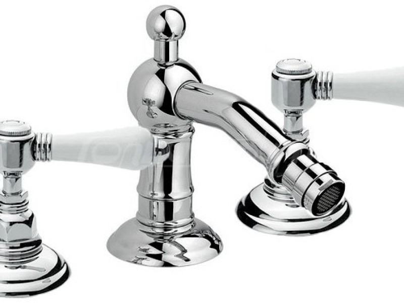 Смеситель Nicolazzi Dames Anglaises 1415CR18 для биде, хром, ручки Dames Anglaises