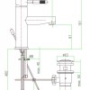 Смеситель Fiore Xenon для раковины, хром, 44CR5271