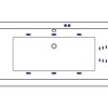 Ванна гидромассажная Excellent Pryzmat 180 x 80 см, LINE, хром, каркас в подарок