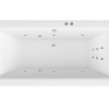 Ванна гидромассажная Excellent Pryzmat 180 x 80 см, LINE, хром, каркас в подарок