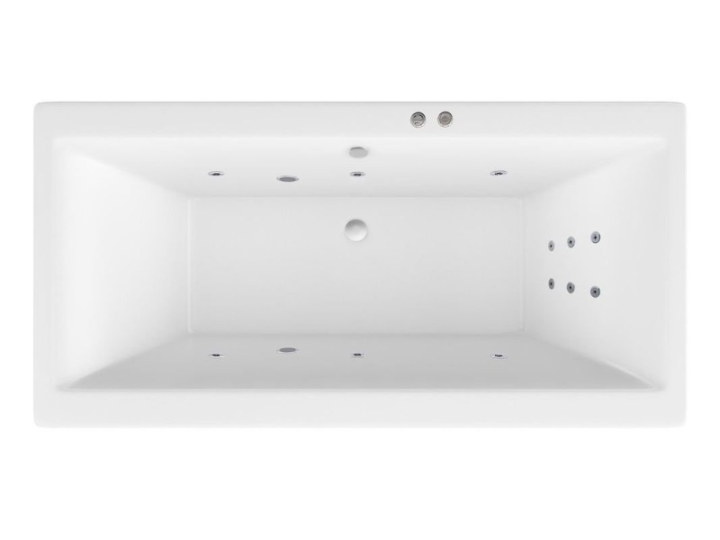 Ванна гидромассажная Excellent Pryzmat 180 x 80 см, LINE, хром, каркас в подарок