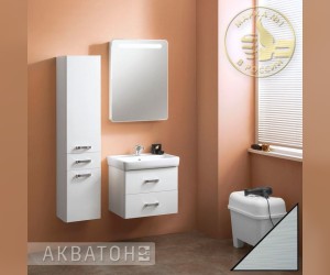 Набор: Тумба Акватон АМЕРИНА 70 рифт с раковиной