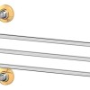 Полотенцедержатель 3SC Stilmar STI 111 поворотный тройной 35 см, хром, золото