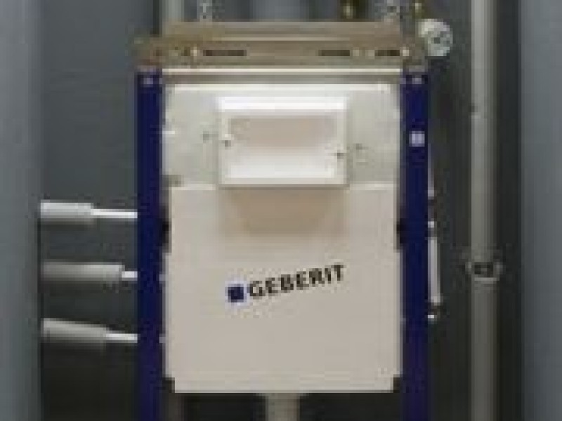 Инсталляция Geberit Duofix Delta Платтенбау 458.125.11.1 4 в 1 для унитаза с кнопкой смыва