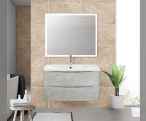 Тумба под раковину BelBagno Acqua-800 ACQUA-800-2C-SO-CVG искусственный камень, цвет серый