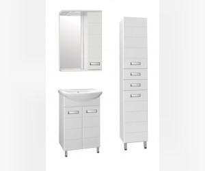 Тумба под раковину Style Line Ирис 55 ЛС-00000015, 55 см, напольная, белая