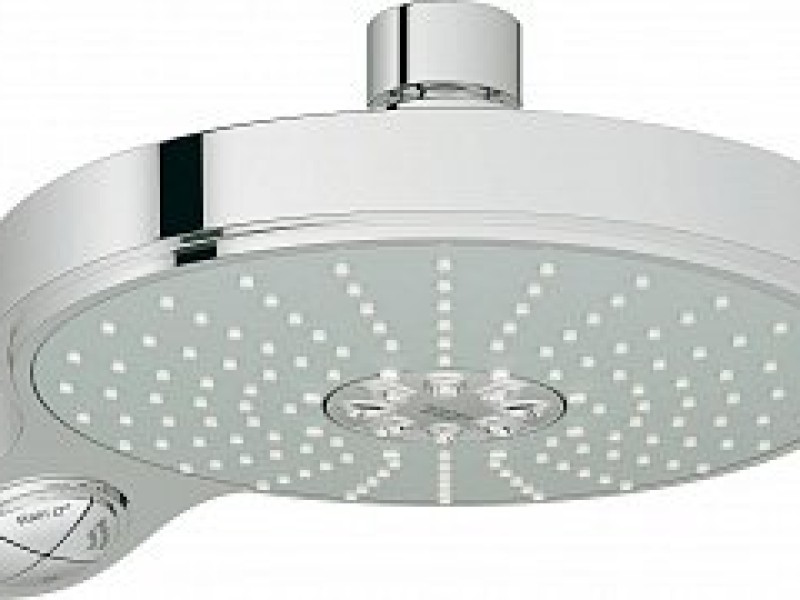 Верхний душ Grohe Power&Soul Cosmopolitan 26172000, 19х19 см, 4 режима струи, с держателем, хром