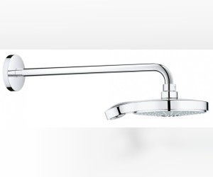 Верхний душ Grohe Power&Soul Cosmopolitan 26172000, 19х19 см, 4 режима струи, с держателем, хром