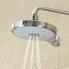 Верхний душ Grohe Power&Soul Cosmopolitan 26172000, 19х19 см, 4 режима струи, с держателем, хром