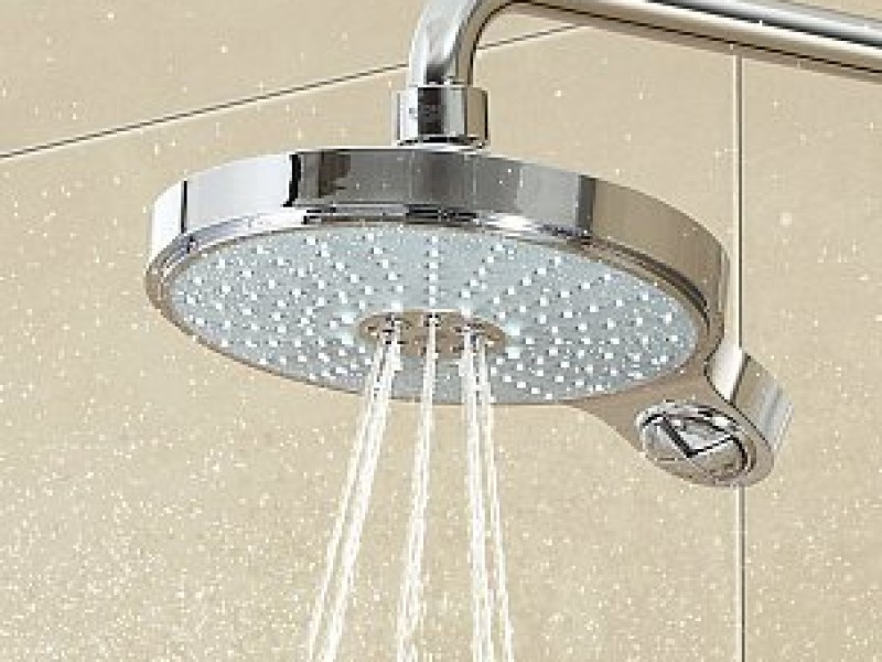 Верхний душ Grohe Power&Soul Cosmopolitan 26172000, 19х19 см, 4 режима струи, с держателем, хром