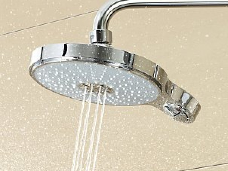 Верхний душ Grohe Power&Soul Cosmopolitan 26172000, 19х19 см, 4 режима струи, с держателем, хром