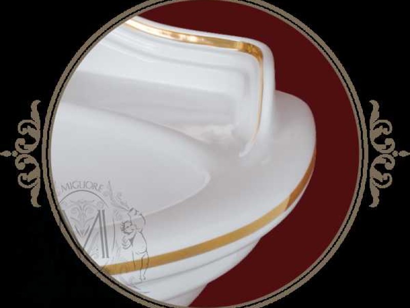 Раковина-тюльпан Migliore Milady ML.MLD-25.742D.BI белая керамика