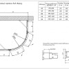 Душевой уголок Vegas Glass AFS, 120 x 120 x 190 см, профиль бронза, стекло прозрачное