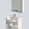 Комплект мебели Aquanet Асти 55 00180318 (зеркало-шкаф), цвет фасада черный
