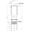 Комплект мебели Aquanet Асти 55 00180318 (зеркало-шкаф), цвет фасада черный