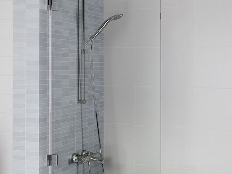 Стеклянная шторка для ванны Riho Scandic Soft Q107 90 x 150 см, правая