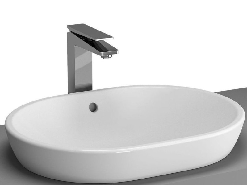 Раковина Vitra Metropole 5942B003-0016 60 см накладная, без перелива