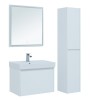 Тумба под раковину Aquanet Nova Lite 75, 1 + 1 ящик в ящике, белый глянец (242275)
