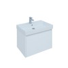 Тумба под раковину Aquanet Nova Lite 75, 1 + 1 ящик в ящике, белый глянец (242275)