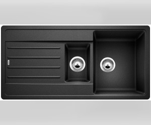 Мойка Blanco Legra 6 S silgranit 522207, цвет - антрацит, 100 x 50 x 19 см