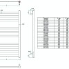 Полотенцесушитель водяной Grota Vento 53 x 150 см, ширина 53 см, высота 150 см, полированный