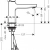 Смеситель Hansgrohe Metropol 32500340 для раковины, черный хром