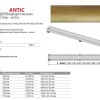 Решетка водосточная AlcaPlast Design-850Antic
