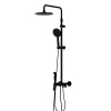 Душевая система Damixa Apollo, чёрная матовая, DX220910300