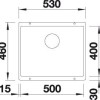Мойка Blanco Subline 500-U, антрацит SILGRANIT с клапаном-автоматом (523432)