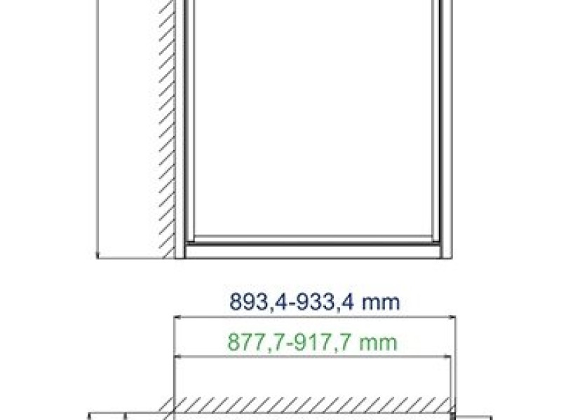 Душевой уголок WasserKRAFT 27I03, квадратный, 90 см