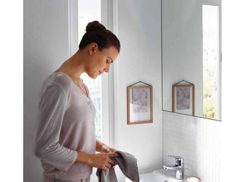 Смеситель для раковины Hansgrohe Novus 71022000, с донным клапаном