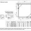 Душевой уголок Vegas Glass EFA Lux, 90 x 90 x 199.5 см, профиль матовый хром, стекло сатин