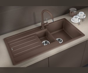Мойка Blanco Legra 6 S silgranit 522210, цвет - жасмин, 100 x 50 x 19 см