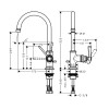 Смеситель для раковины AXOR Montreux 16517000, хром
