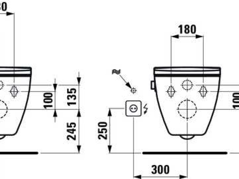 Подвесной унитаз-биде Laufen Cleanet Navia 8206014000001
