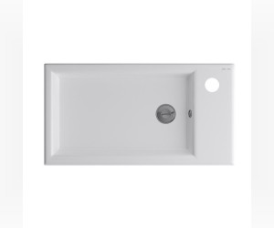 Раковина Am.Pm X-Joy M85AWCC0452WG, 45 см, керамика, белый глянцевый