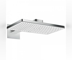 Верхний душ Hansgrohe Rainmaker Select 24003400, 460 x 270 мм, 1 режим струи, с держателем, белый/хром