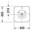 Рукомойник Duravit Bacino 0333420000