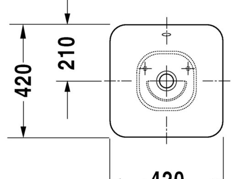 Рукомойник Duravit Bacino 0333420000