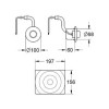 Кнопка для инсталляции Grohe Surf 37059000