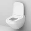 Инсталляция Am.Pm Inspire 2.0, IS450A38.CCC50A с безободковым унитазом Inspire V2.0 FlashClean с электронным биде, клавиша Touch Pro стекло, черное