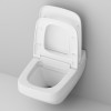 Инсталляция Am.Pm Inspire 2.0, IS450A38.CCC50A с безободковым унитазом Inspire V2.0 FlashClean с электронным биде, клавиша Touch Pro стекло, черное