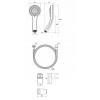 Комплект смесителей 5 в 1 Ravak Set Rosa , хром, 70508017