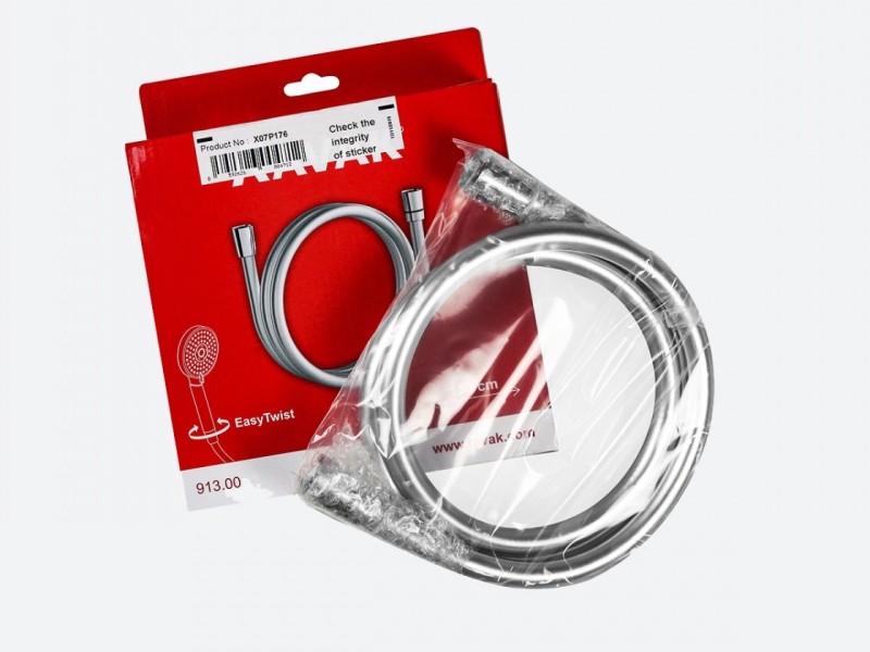 Душевой шланг Ravak 913.00/913.02, SatinFlex, 150/200 см, хром, X07P176/X07P337