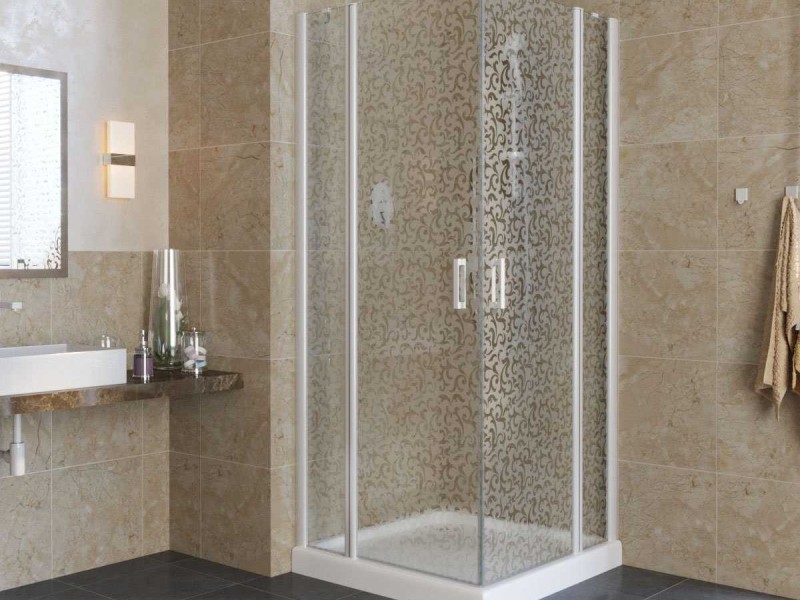 Душевой уголок Vegas Glass EFA Lux, 110 x 110 x 199.5 см, профиль глянцевый хром, стекло прозрачное