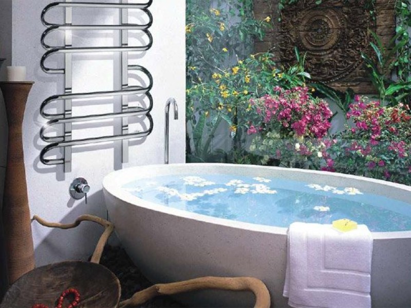 Полотенцесушитель водяной Grota Rivolo 50 x 90 см, ширина 50 см, высота 90 см, крашеный белый