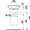 Раковина Laufen Ino 8153010001041, 45*41 см (8.1530.1.000.104.1)